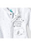 Cotton Collar Neck Long Sleeves Sleepsuit with Winnie the Pooh Applique - 4