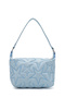 Star Detailed Mini Baguette Women's Crossbody Bag Alpha Baby Blue