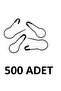 500 Pieces of Pear-Shaped Safety Pins 2 cm Bulb Type Safety Pins