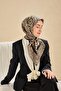 Twill Silk Scarf Leopard Beige 90X90 - 2