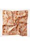 Twill Silk Scarf Watercolor Orange 90X90 - 5