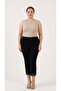 Plus Size Lycra Elastic Waist Slim Viscose Women's Capri Leggings with Embroidered Leg Detail