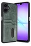 Ilkestor Galaxy A07 4g Leather Case with Sara Business Card Holder (202336) - Green