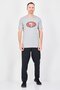 Men Sportswear Fit Short Sleeve Baseball T-Shirt, Grey Heather - 4