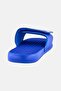 Men Golden State Warriors Distressed Logo Slip On Slides, Blue - 3