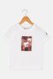 Toddlers Boy Graphic Print Short Sleeve Outdoor T-Shirt, White - 2