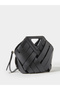 Woven Drawstring Handbag