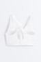 Firm support Compressive racerback sports bra - 6