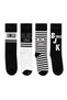 Bjk Licensed Fan Socks Unisex 4-Piece Adult Socks 1903 Kartal Bjk Socks Black and White Daily Socks Sports Socks Bjk Gift Socks Kartal Totem Socks Bj23049