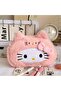 Cute hello kitty pencil holder pencil case in pink cat costume