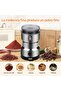 Electric Coffee Grinder & Spice Mixer – Powerful Stainless Steel Blade Grinder for Coffee Beans, Herbs, Nuts, Seeds – One-Touch Portable Kitchen Mill, 300W Fast Grinding Machine - 5