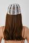Sequin Detailed Summer Knitted Beanie Y8248 White - 5