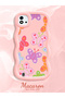 Realme C20 Compatible Case Camera Protector Pink Silicone Couple Phone Case Butterfly Pattern - 2
