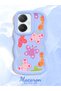 Vivo Y27 Compatible Case Camera Protector Blue Silicone Couple Phone Case Butterfly Pattern - 2
