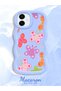 Samsung Galaxy A06 Compatible Case Camera Protector Blue Silicone Couple Phone Case Butterfly Pattern - 2