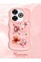 Infinix Smart 8 Plus Compatible Case Camera Protector Pink Silicone Couple Phone Case Floral Pattern - 2