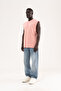 Men's Oversize Crew Neck Basic Undershirt Dark Powder - 7