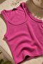 Soft Cotton Ribbed Cotton Basic Undershirt |   Body Fitting Mold Md3571 - 3