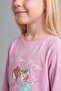 Crew Neck Printed Top Elasticized Leg Bottom 2-Piece Pajama Set Baby Girl I1003A526Au - 2