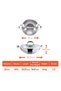 Select 22cm Stainless Steel Wok Kadai with Tempered Glass Lid – Induction Compatible, Oven & Dishwasher Safe, Metal Utensil Safe - 4