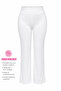 Plus Size Elastic Waist Lycra Tubular Leg Slim Viscose Women's Tights - 2