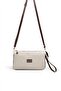 Beige - Brown Logo Women's Crossbody Bag Sp1291