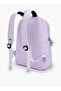 Solid Backpack with Adjustable Shoulder Straps - 7