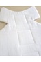 Junior Bunnies Double Layer Muslin White Stroller Cushion |   100% Cotton, Thin Padding, Compatible with All Models - 4