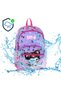 Purple Kuromi Heart-Star Patterned Luxury Triple Girls' Primary School Waterproof School Bag Set (Bag Thermal Lunch Bag Pen Holder) - 3
