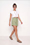 Fisto Embroidered Muslin Shorts Lhf0029 Green - 3
