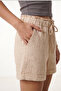 Fisto Embroidered Muslin Shorts Lhf0029 Beige - 4