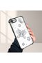 iPhone 7/8/Se 2020 2022 Compatible Transparent Four Corner Silicone Coated Glossy Edge Case - 5