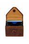 Genuine Leather Small Card Holder Wallet with Compartments - 3