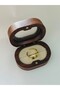 Green Baguette Stone Detailed Steel Adjustable Ring - 2