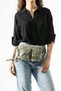Women's Mink Body Bag Waist Bag, Shoulder Bag with Strap, Chest Bag, 15X24Cm - 3