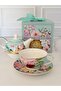 Porcelain Teapot and Teacup Set 3 Pieces Full Bloom - 6