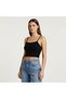 Women's Knitwear Strappy Black Color Bustier Bb2741 - 6