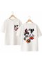 Cros Teker Back and Front Chest Printed 100% Cotton Oversize Loose Regular Fit Crew Neck T-Shirt