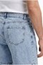 Men's Boyfriend Distressed Jean Shorts Light Blue - 4