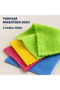 Wikro 4-Pack Microfiber Cleaning Cloth – Multi-Purpose, Soft Textured, Colorful Home and Car Cleaning Cloth - 2