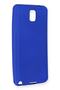 Compatible Case for Galaxy Note 3 / N9000 Yumauask Colorful Flexible Premium Rubber Silicone - Blue - 2