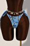 Lera Triple Brazilian Bikini Set - Blue - 3