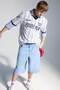 Super Baggy Fit Light Blue Bermuda Shorts I5671Ax26Au - 2
