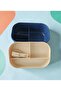 2-Tier Lunch Box School Kids' Lunchbox Set Food Storage Container Athlete Diet Student Fitness School Workplace Lunchbox - 3