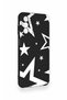 Samsung M13 Compatible Black Mega Star Patterned Silicone Case - 3