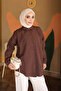 Brown Single Pocket Terikoton Shirt - 4