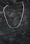 316L Steel Silver Color Thin Venetian Chain Model Men's Necklace - 2