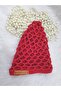 Viral File Beanie/Handmade/Knitted Hat/Red Summer Beanie/Gift - 3