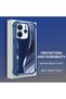 Xiaomi Redmi Note 14 4g Compatible Transparent Back Four-Corner Reinforced Impact Protection Silicone Case - 4