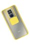 Aconcept Redmi Note 9 Case Palm Frosted Camera Sliding Silicone (111517) - Yellow - 2